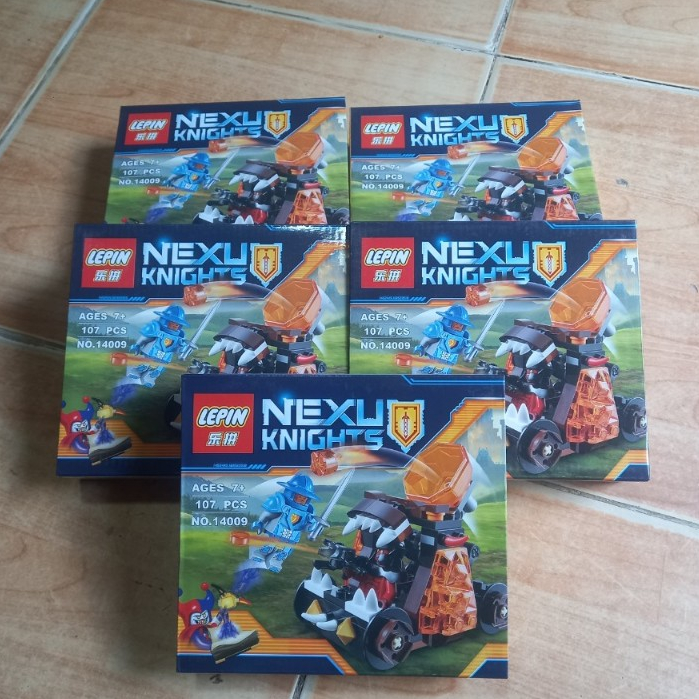 Lego Nexu knights 14009 đồ chơi lắp ghép pháo đài mini của robin