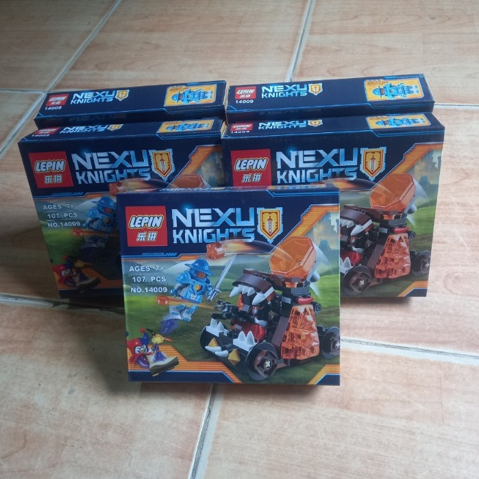Lego Nexu knights 14009 đồ chơi lắp ghép pháo đài mini của robin