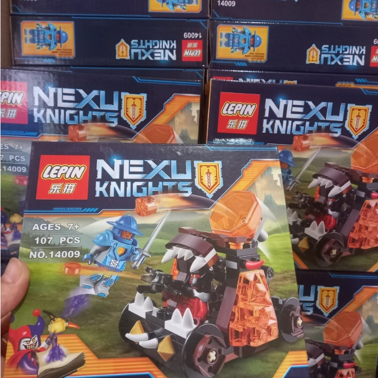 Lego Nexu knights 14009 đồ chơi lắp ghép pháo đài mini của robin