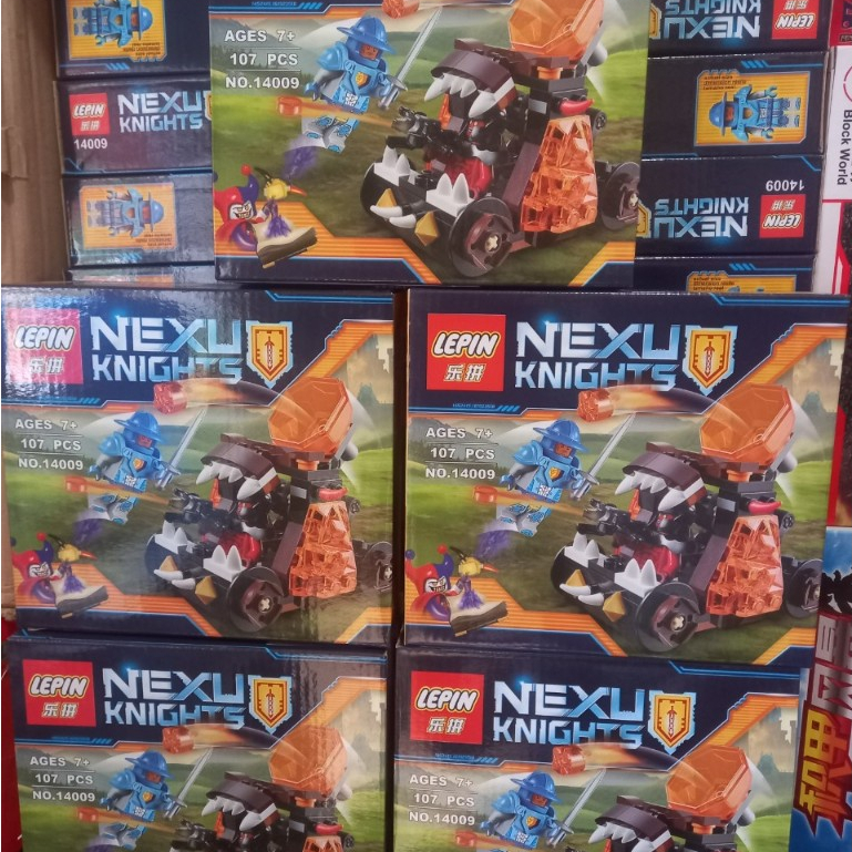 Lego Nexu knights 14009 đồ chơi lắp ghép pháo đài mini của robin
