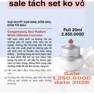 Cao nám whoo mờ thâm nám sạm da cứu tinh cho làn da tối màu radiant white intensive spot corrector