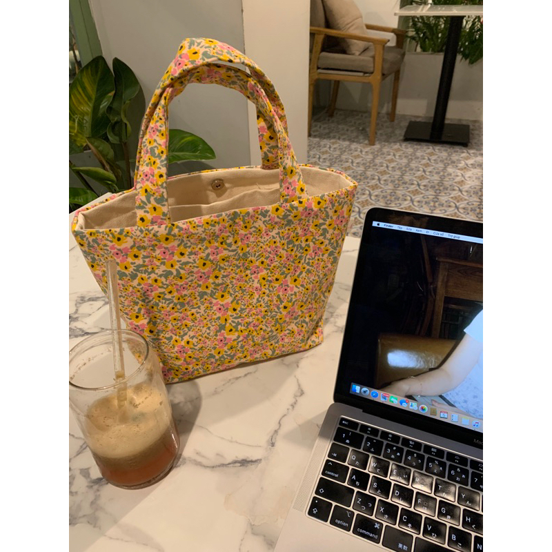 Túi tote Daisy - túi vải hoạ tiết 2 lớp dày dặn | OH.LINDA
