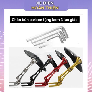 Dè Chắn bùn vân carbon v2 loại 1 xịn cho xe điện [kèm lục giác] | Xe Điện Hoàn Thiện