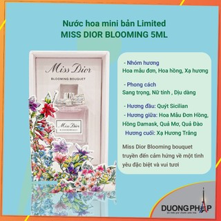 Nước hoa mini Miss Di0r Blooming Bouquet 5ml fullbox
