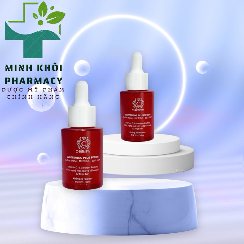 Serum Dưỡng Trắng Da Mờ Thâm Sạch Nám C-RENEW với Vitamin C và Collagen Peptide - MK PMC