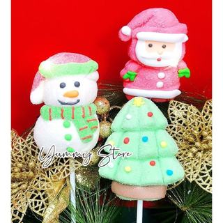 (1 Cây) Kẹo Mút Gòn Marshmallow Christmas