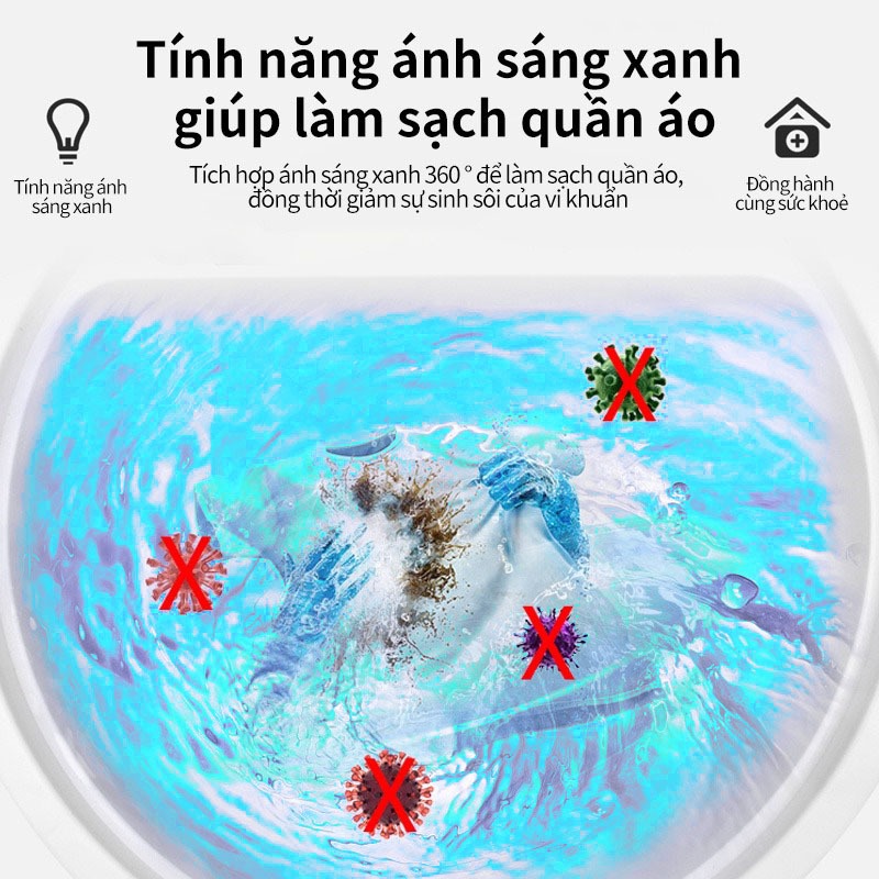 Máy giặt mini KAWASAKI tự động 100% - vắt , giặt , sấy khô , khử khuẩn bằng tia UV - Bảo hành 2 năm