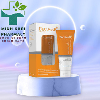 Decumar gel rửa mặt ngừa mụn 50g-100g - mk pmc