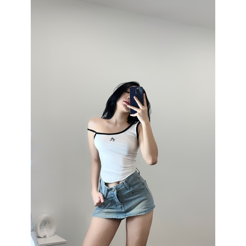 Áo Tank Top Hai Dây Lệch TOLOVI’S