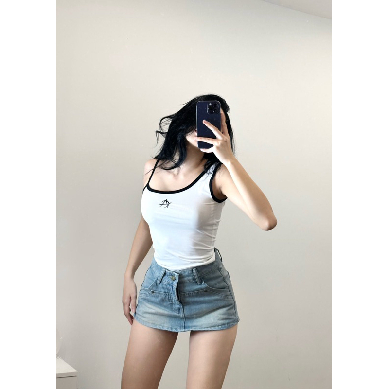 Áo Tank Top Hai Dây Lệch TOLOVI’S