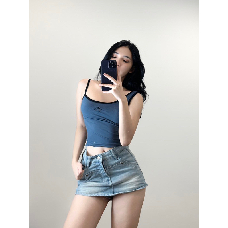 Áo Tank Top Hai Dây Lệch TOLOVI’S