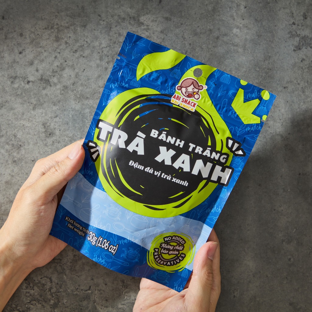 BÁNH TRÁNG ABI VỊ TRÀ XANH