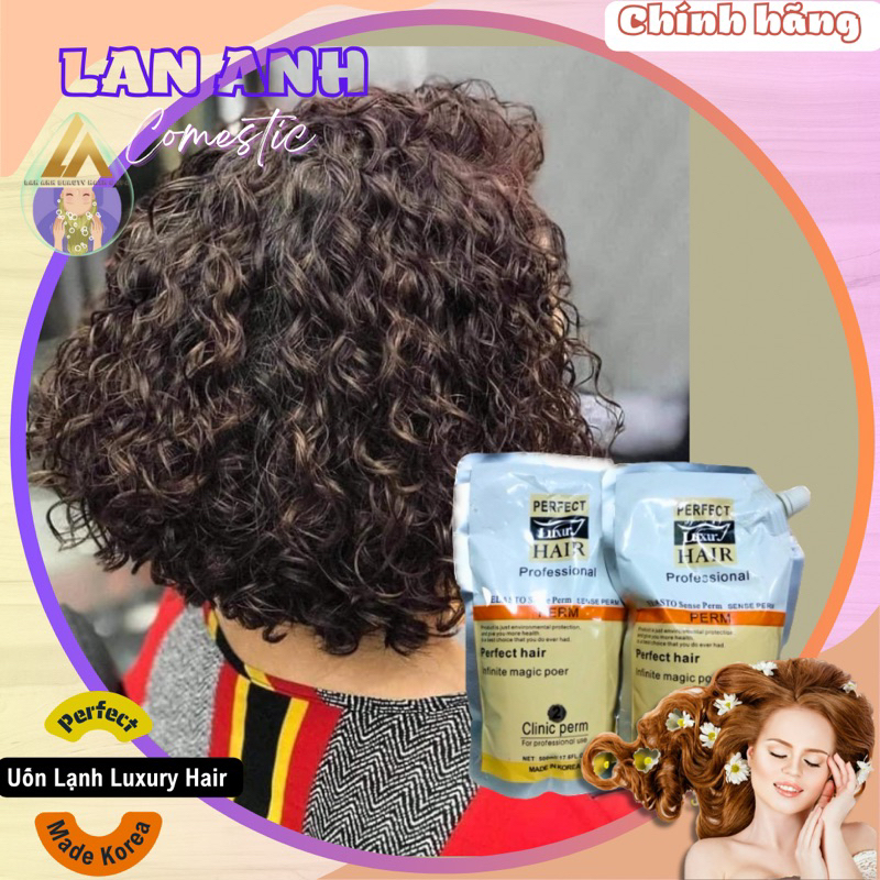 Uốn lạnh Hàn Quốc Perfect LUXURY HAIR 500ml Made in Korea