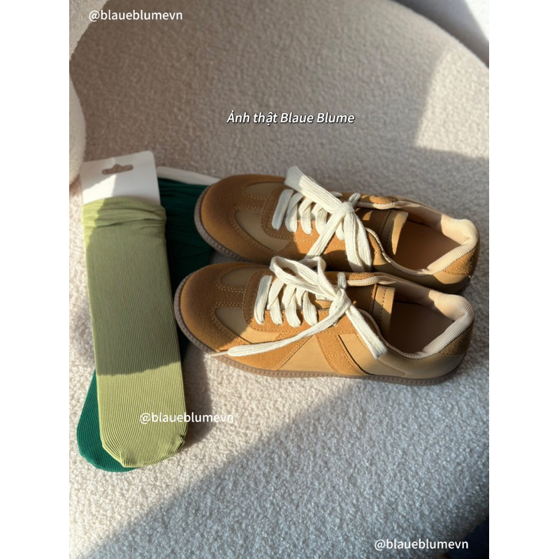 Tất gân Korea cổ cao cotton