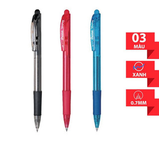 Bút bi bấm pentel nét 0.7mm bk417