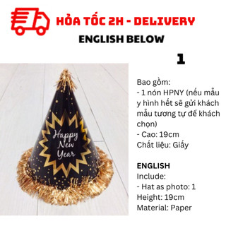 Nón Happy New Year Hat CBHP33