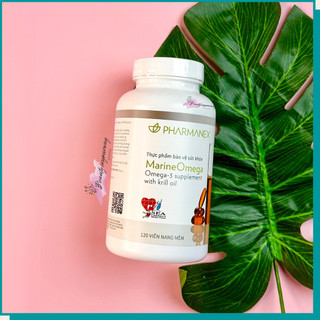 Viên uống omega 3 nuskin, dầu cá hỗ trợ sức khỏe, tim mạch, đẹp da pharmanex marine omega 120 viên