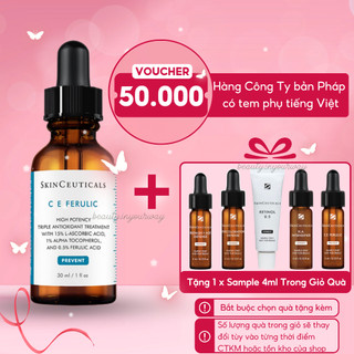 Skinceuticals CEF Tinh Chất Vitamin C GIúp Làm Giảm Thâm, Nám, Tàn Nhang  SkinCeuticals C E Ferulic 30ml