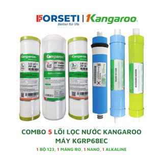 Trọn bộ 6 lõi lọc nước Kangaroo chính hãng dùng cho máy lọc nước Kangaroo KGRP68EC