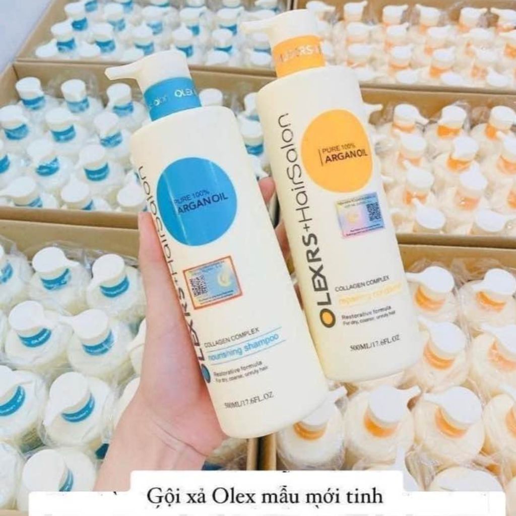 Cặp Dầu Gội Xả Olexrs Hair Salon 500ml-960ml