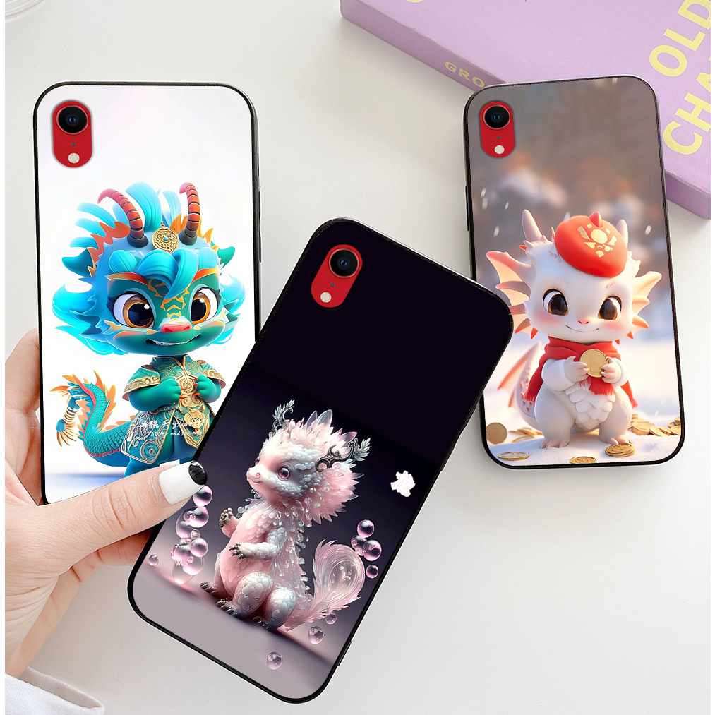 ốp lưng Iphone XR in tuổi thìn , rồng cute tết 2024