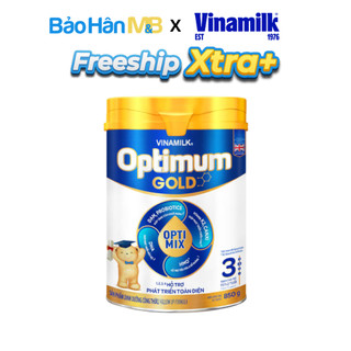 Sữa bột optimum gold vinamilk số 3 - phát triển toàn diện - lon 850g, 1.45kg