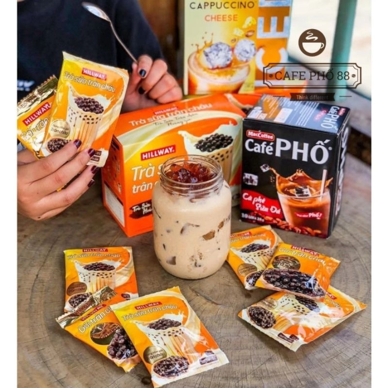 Hộp Trà Sữa Trân Châu Hoà Tan - Hillway - Vị Truyền Thống