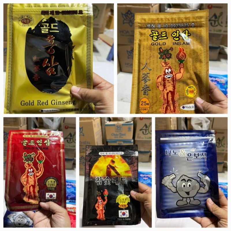 Cao Dán Hồng Sâm Hàn Quốc 20 và 25 miếng