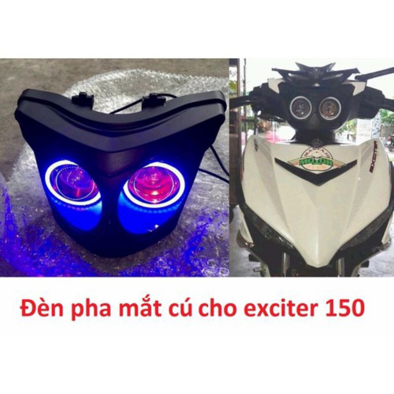 Đèn pha mắt cú exciter150