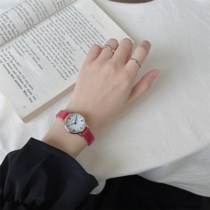 Đồng Hồ Nữ Thời Trang Vintage BRASH Mặt Nhỏ Dây Da Mềm Cao Cấp DH26