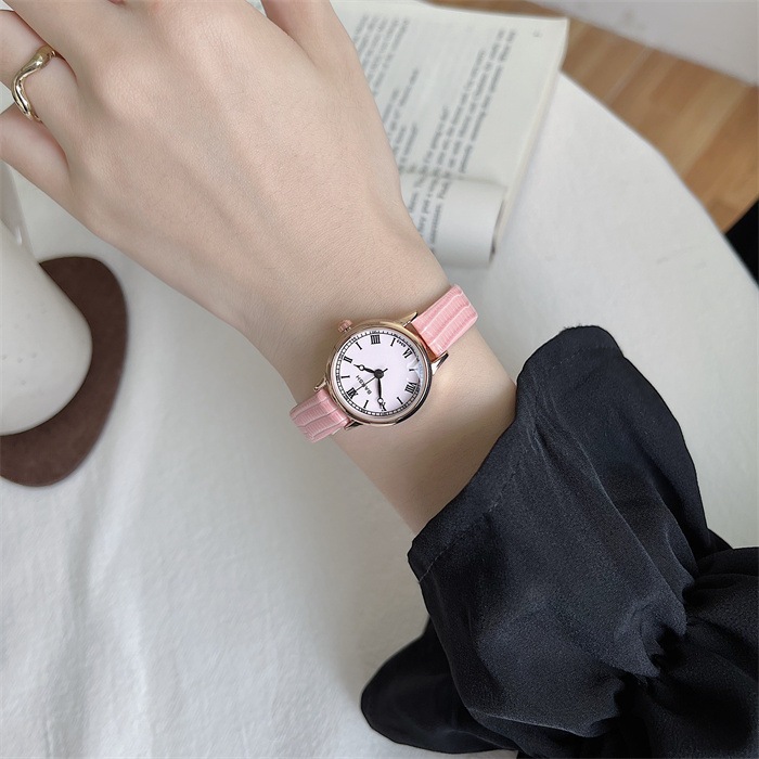 Đồng Hồ Nữ Thời Trang Vintage BRASH Mặt Nhỏ Dây Da Mềm Cao Cấp DH26