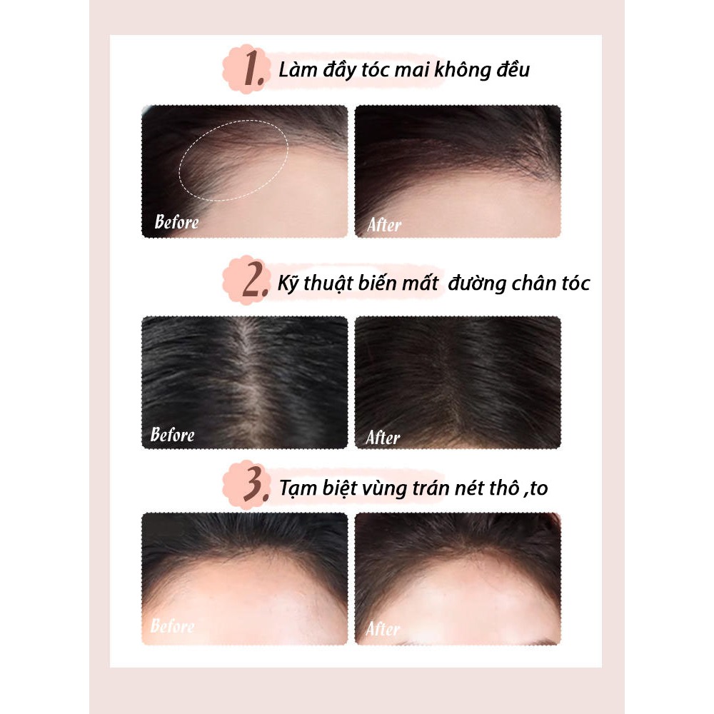 Phấn Che Khuyết Điểm Tóc  GOGO TALES GT599 Phấn Dặm Chân Tóc Che Hói Thưa Da Đầu- GOGOTALES