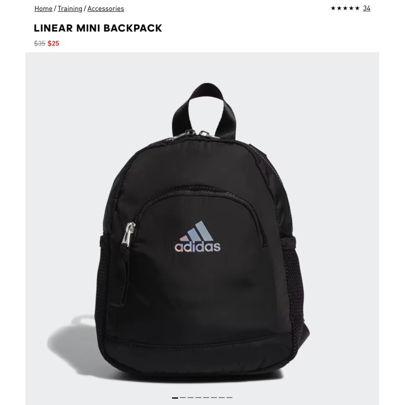 ( Auth + Ảnh thật ) Balo Adidas LINEAR MINI BACKPACK như hình của Mỹ.