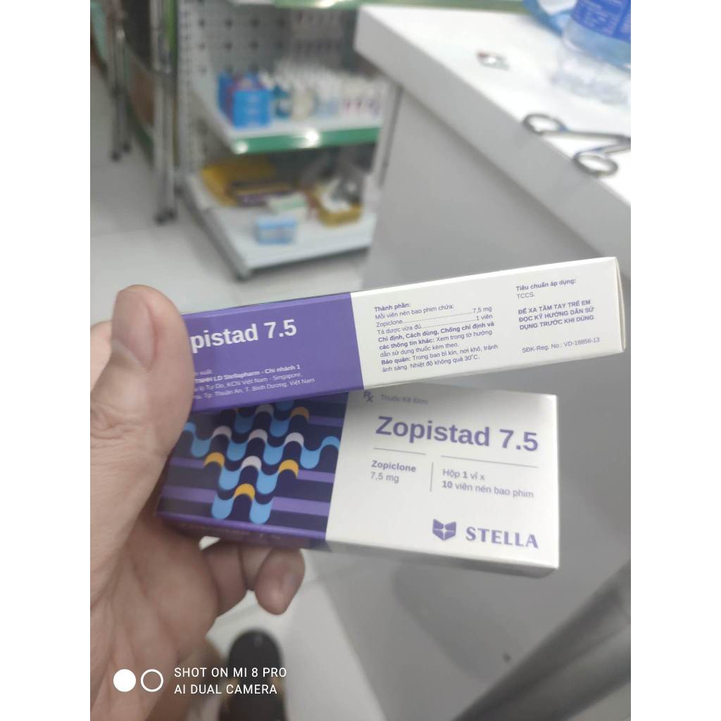 1 Hộp 10 viên Zópistad 7.5