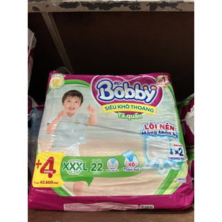 Tã quần Bobby Size XXXL 22  miếng