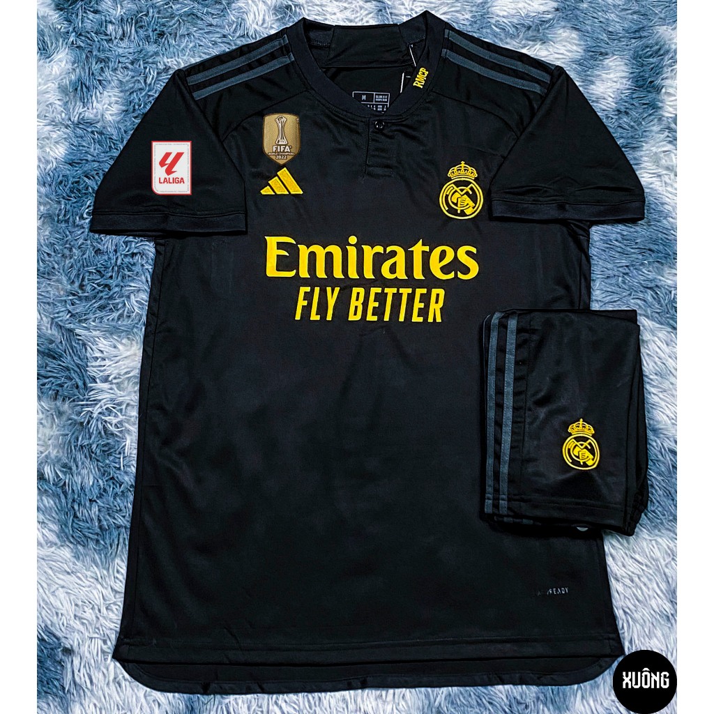 Bộ Áo bóng đá real mùa mới 2023 - 2024 hàng Thailand chuẩn thi đấu 100%. Cam kết Y Hình.