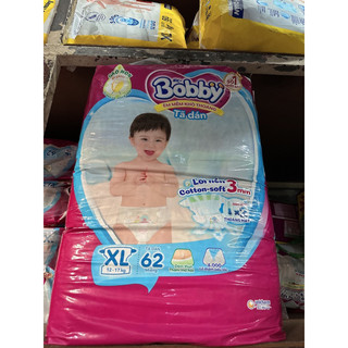 TÃ DÁN BOBBY  Khô THOÁNG SIZE XL 62 MIẾNG (12-17kg)