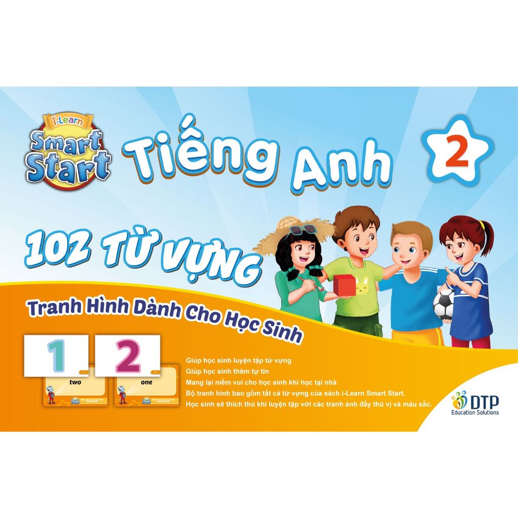 Sách - DTPbooks - Tiếng Anh 2 i-Learn Smart Start - Student's Cards