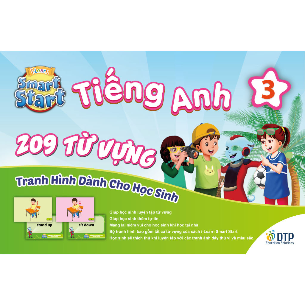Sách - DTPbooks - Tiếng Anh 3 i-Learn Smart Start - Student's Cards