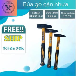 Búa gò đầu vát cán nhựa tolsen 25001 , 25002 , 25003