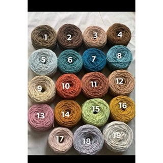 Cuộn 500g dây dệt mắt na đan macrame, dây thừng trang trí sz 3mm