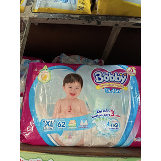 TÃ DÁN BOBBY  Khô THOÁNG SIZE XL 62 MIẾNG (12-17kg)