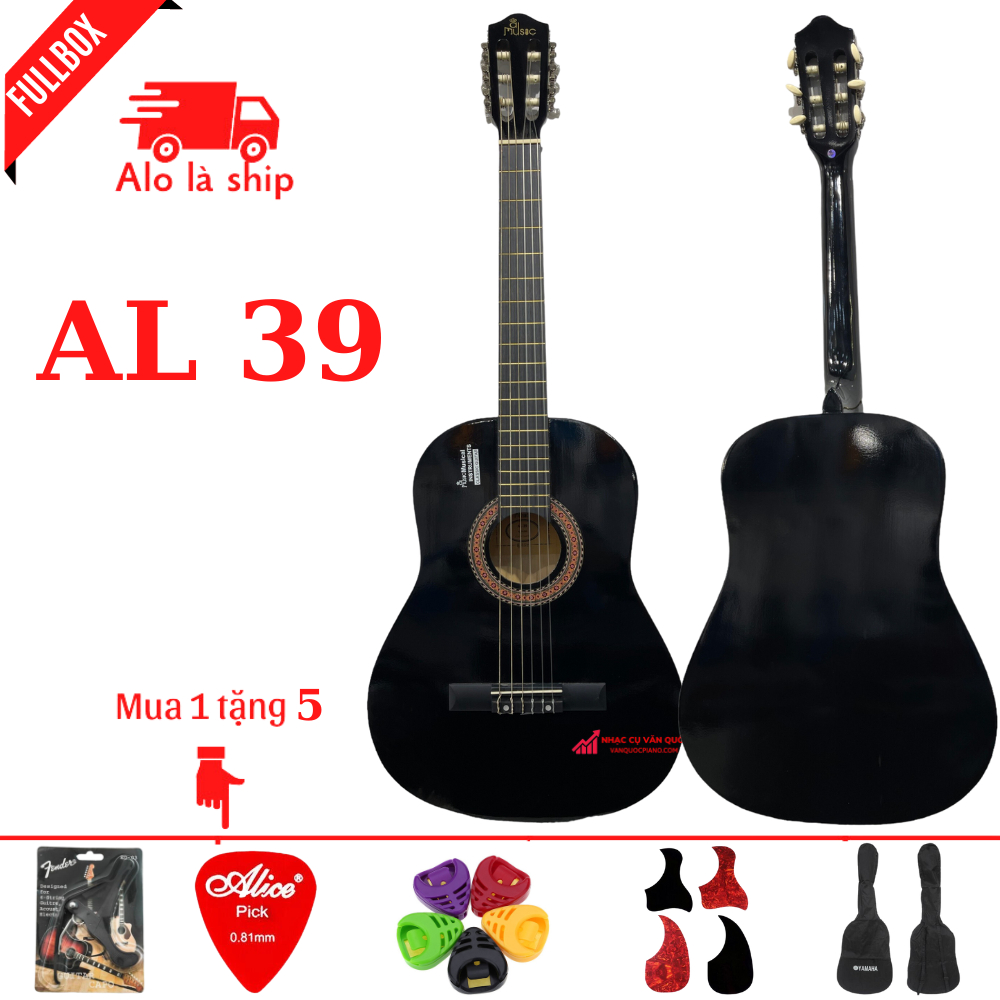 Đàn Guitar Classic AL 39 + Tặng Kèm Bộ Phụ Kiện 5 Món