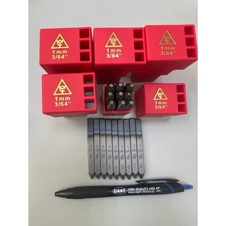 Bộ đóng số chữ xuôi 1mm 1.5mm yc taiwan, bộ đóng chữ mini 1mm 1.5mm, bộ đóng số siêu nhỏ 1mm, bộ đóng số siêu nhỏ 1.5mm