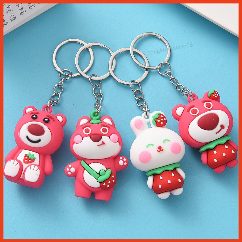 Móc Khoá Cute Nhiều Nhân Vật Hoạt Hình Cute Phụ Kiện Trang Trí Dễ Thương Thiết Kế Đơn Giản