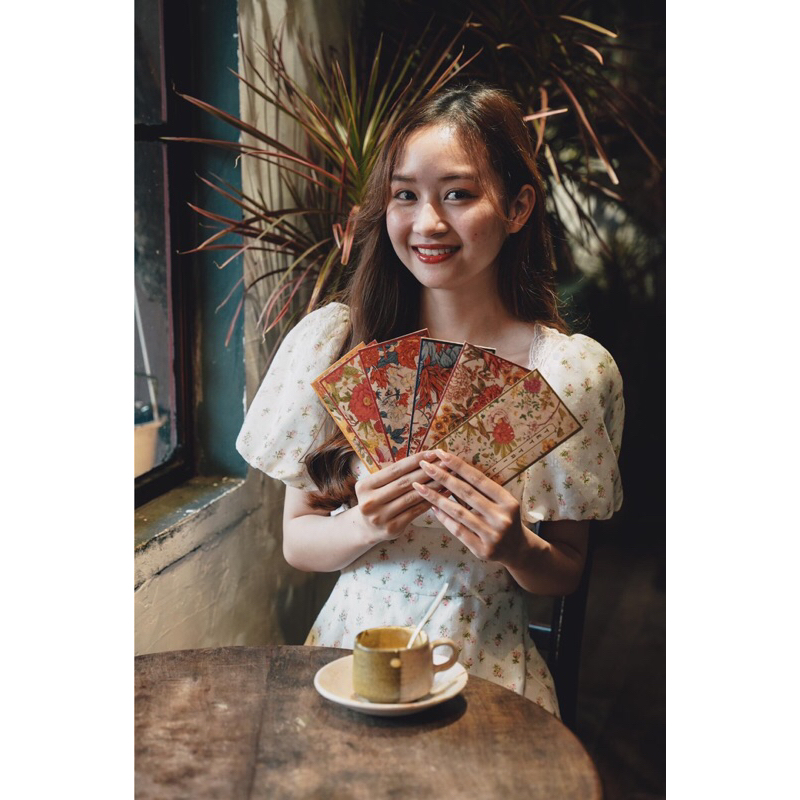 Bao lì xì tết 2024  Lì xì tết, lì xì hoa lá, giấy C150 Cán màng mờ siêu dày dặn, cứng cáp