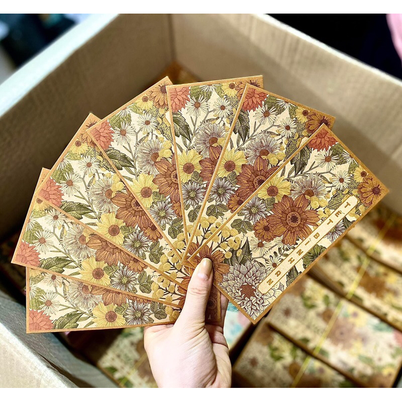 Bao lì xì tết 2024  Lì xì tết, lì xì hoa lá, giấy C150 Cán màng mờ siêu dày dặn, cứng cáp