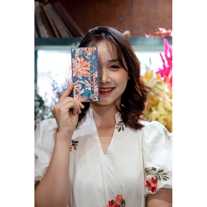 Bao lì xì tết 2024  Lì xì tết, lì xì hoa lá, giấy C150 Cán màng mờ siêu dày dặn, cứng cáp