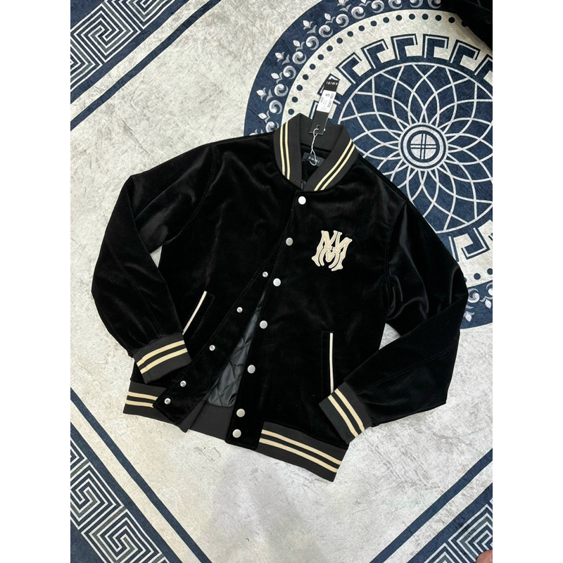 Áo Khoác Nhung Tăm Trần Bông 3 lớp Thêu AMlRl