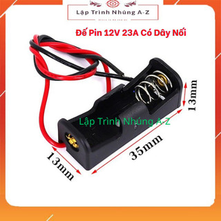 Đế pin 12v 23a có dây nối